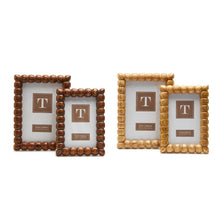 Load image into Gallery viewer, Hand-Carved Bobbin Photo Frame
