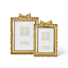 Load image into Gallery viewer, Gold Accent Bow Photo Frames

