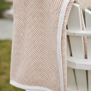 CWrap Blanket -Harborview Herringbone Tan