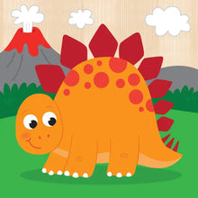 Load image into Gallery viewer, Dinosaurs Chunky Wood Puzzles
