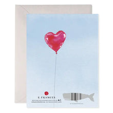 Load image into Gallery viewer, E Frances Valentines Card -Helium Love
