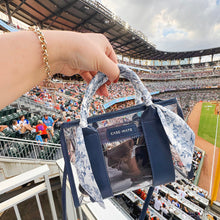 Load image into Gallery viewer, Jelly Stadium Bag -Something Navy Twilly
