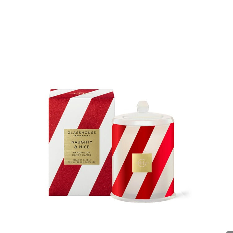 Glasshouse 13.4 oz. Christmas Candle -Naughty & Nice