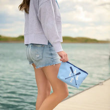 Load image into Gallery viewer, Lake Oars Zip Pouch -Blue

