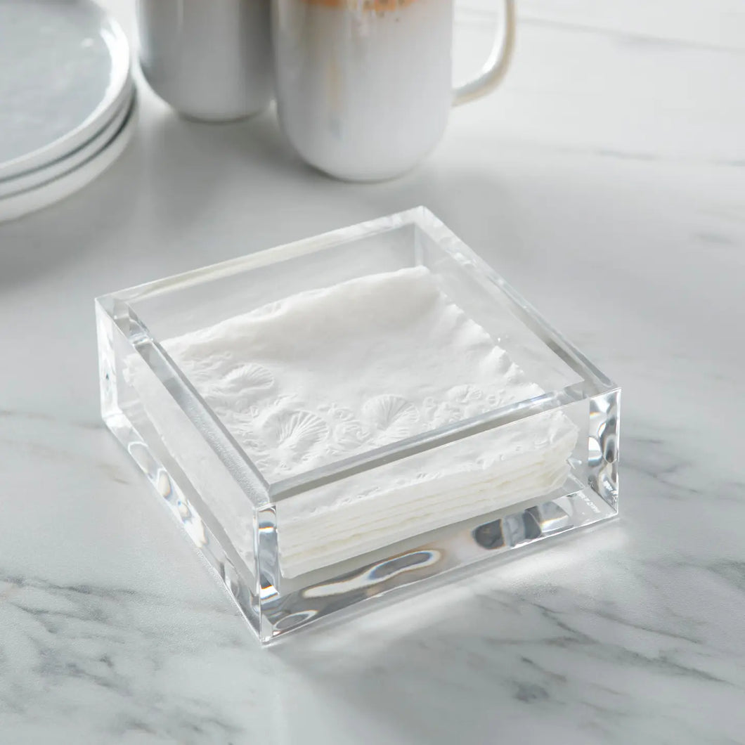 Deluxe Acrylic Lunch Napkin Holder / Caddy