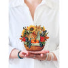 Flower Bouquet Card -Golden Harvest