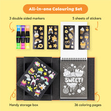 Load image into Gallery viewer, Neon Coloring Set -Glow Friends
