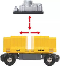 Load image into Gallery viewer, Brio World Three Wagon Cargo Train
