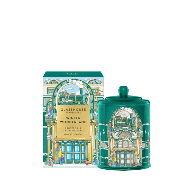 Glasshouse 13.4 oz. Christmas Candle -Magical Winter Wonderland