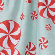Load image into Gallery viewer, Geometry Peppermint Swirl Tea Towel
