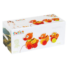 Load image into Gallery viewer, Cubika Wooden Walk-A-Long Traveling Ducks
