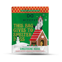 Load image into Gallery viewer, GivePet Gingerbone House Christmas Dog Treats
