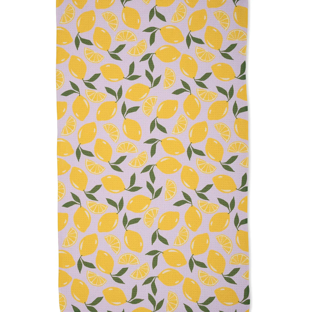 Geometry Sweet Lemon Tea Towel