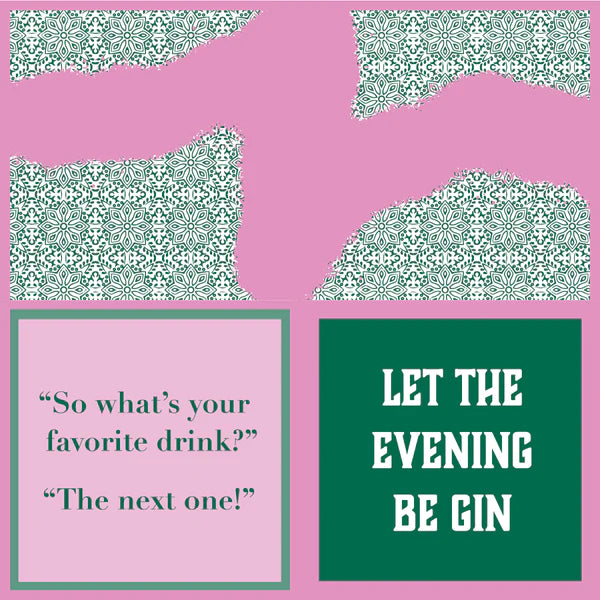 Drinks on Me Cocktail Napkins -Be Gin