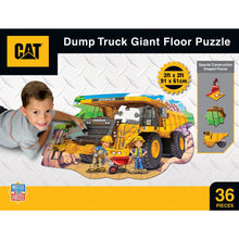 Load image into Gallery viewer, Cat Dump Truck Giant Floor Puzzle
