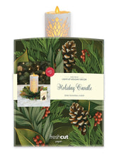 Load image into Gallery viewer, Holiday Candle w/ Lights Card

