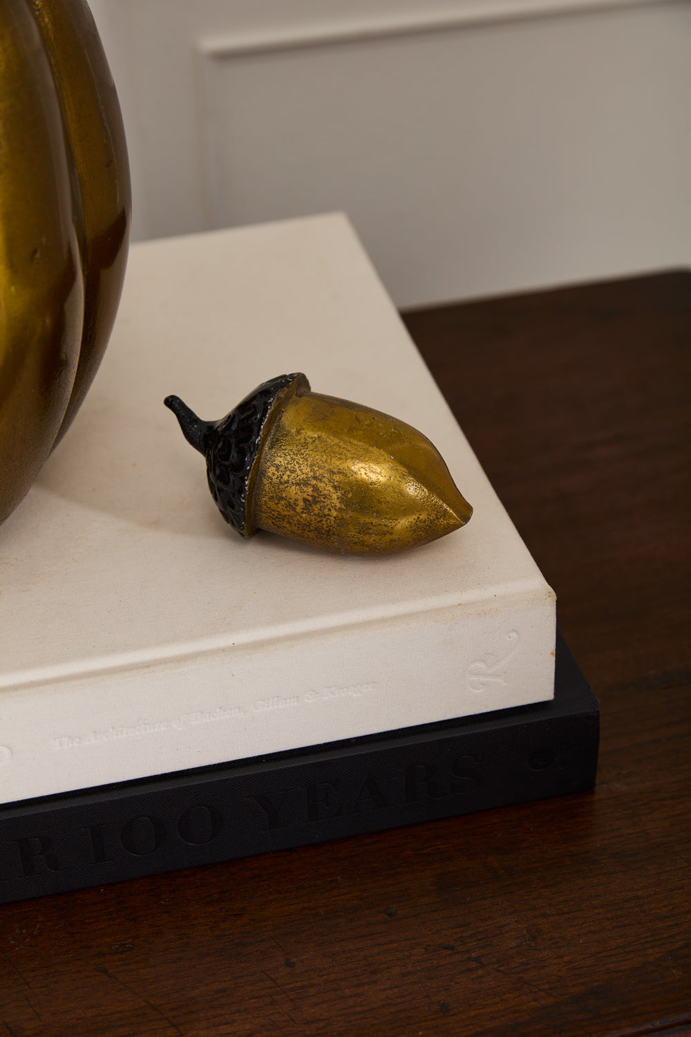 Antique Gold Totem Acorn