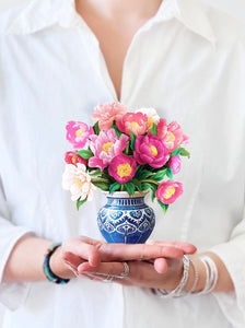 Flower Bouquet Card -Peony Paradise