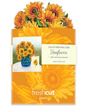 Load image into Gallery viewer, Flower Bouquet Card -Sunflowers
