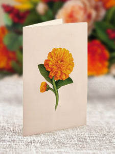 Flower Bouquet Card -Pumpkin Spice