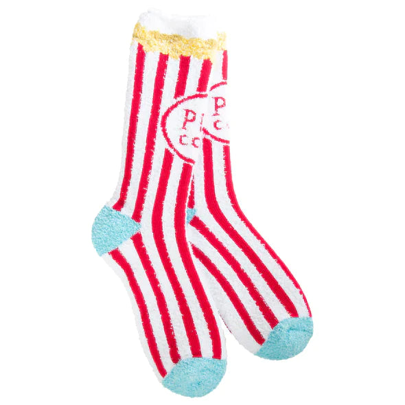 WS Socks Cozy Crew -Popcorn