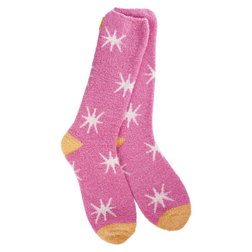 WS Socks Cozy Cali Crew -Starburst Azalea