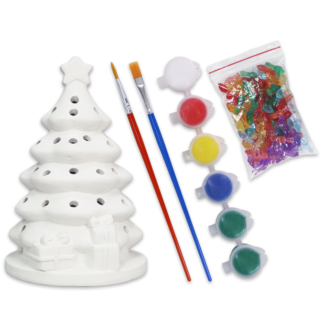 Paint Your Own Light Up Christmas Tree Kit