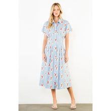 Load image into Gallery viewer, Th Lobster Print Stripe Dress

