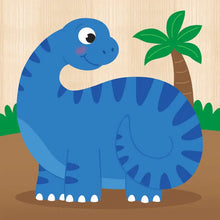 Load image into Gallery viewer, Dinosaurs Chunky Wood Puzzles
