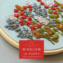 Load image into Gallery viewer, Hand Embroidery Kit -Winslow in Poppy
