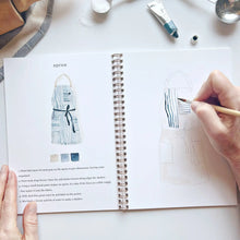 Load image into Gallery viewer, Watercolor Workbook Set -Baking
