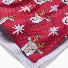 Load image into Gallery viewer, Geometry Reindeer Star Tea Towel
