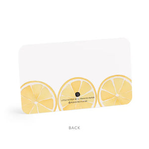 E Frances Little Notes -Lemon