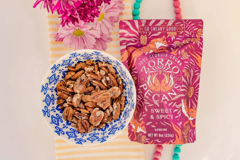 Zorro Sweet & Spicy Pecans