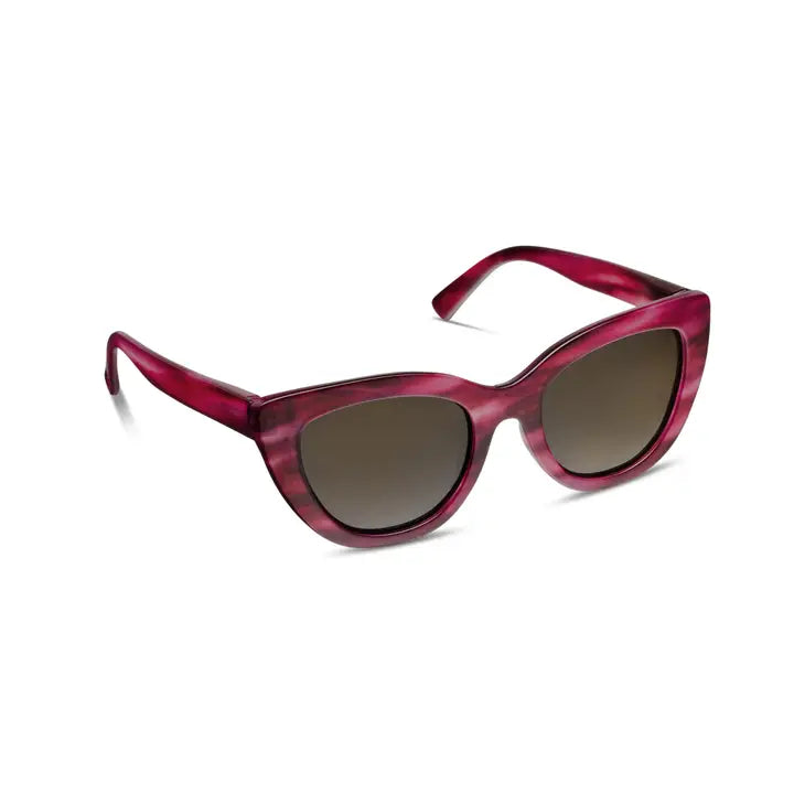 Peepers Sun Readers Capri -Magenta Horn
