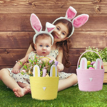 Load image into Gallery viewer, Rabbit Ears Woven Easter Baskets
