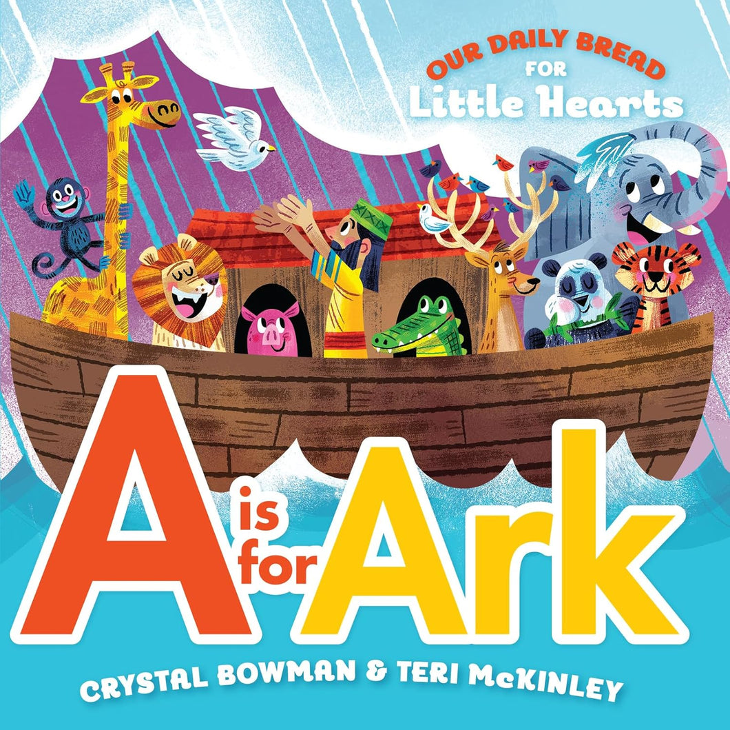 A Is for Ark: (A Bible-Based A-Z Rhyming Alphabet Board Book for Toddlers and Preschoolers Ages 1-3)