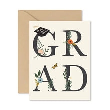 Load image into Gallery viewer, GP Graduation Card -Grad Floral
