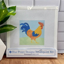 Load image into Gallery viewer, Blue Poppy Needlepoint Kit -Rooster
