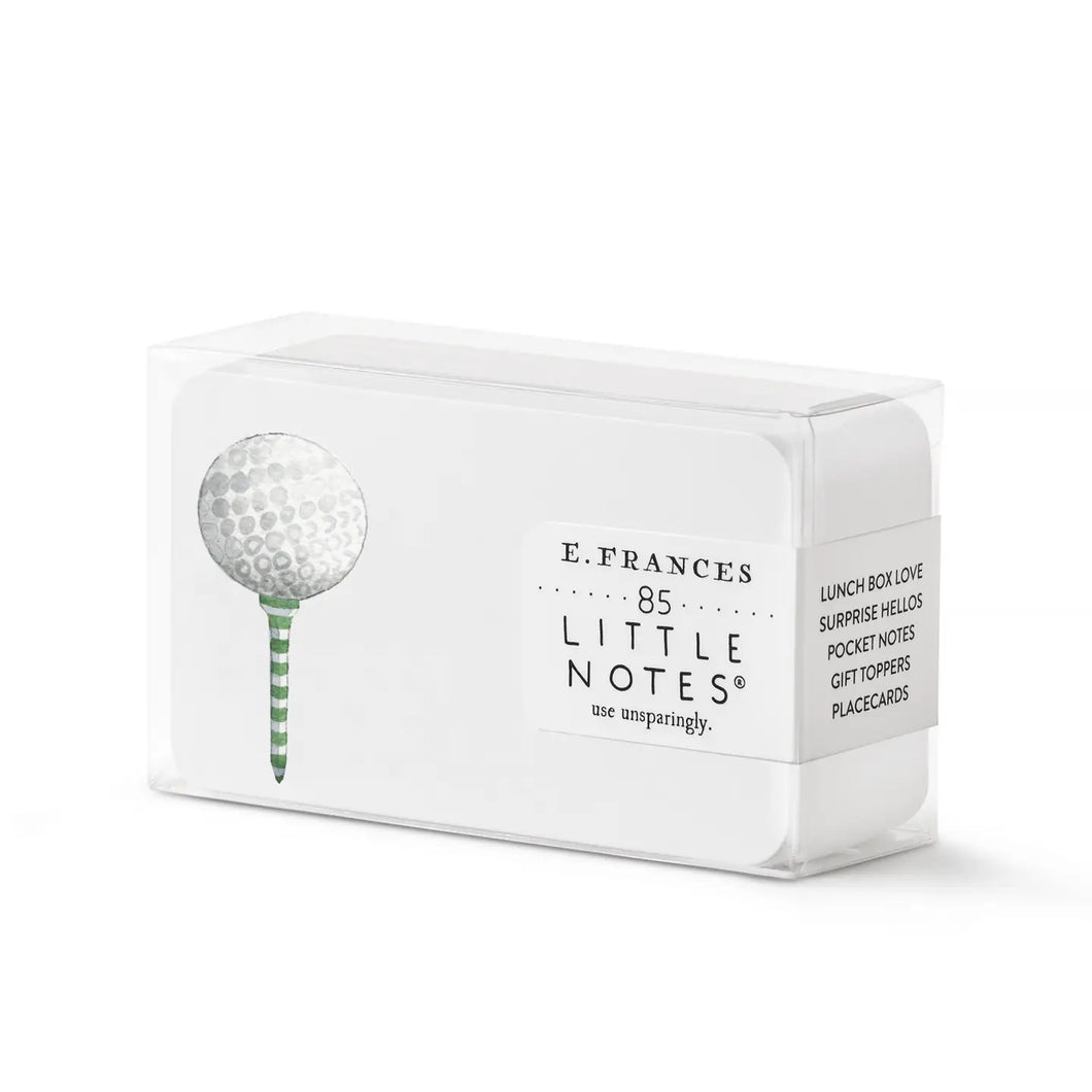 E Frances Little Notes -Golf Tee