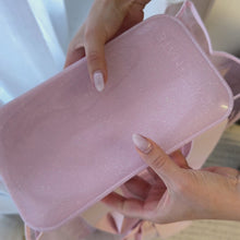 Load image into Gallery viewer, Jelly Makeup Bag -Ballet Pink Twinkle
