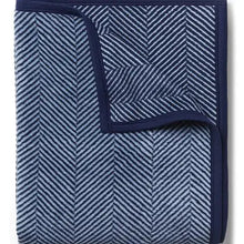 Load image into Gallery viewer, ChappyWrap Blanket -Harborview Herringbone Navy
