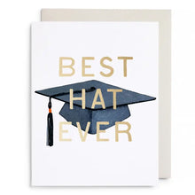 Load image into Gallery viewer, E Frances Graduation Card -Best Hat Ever
