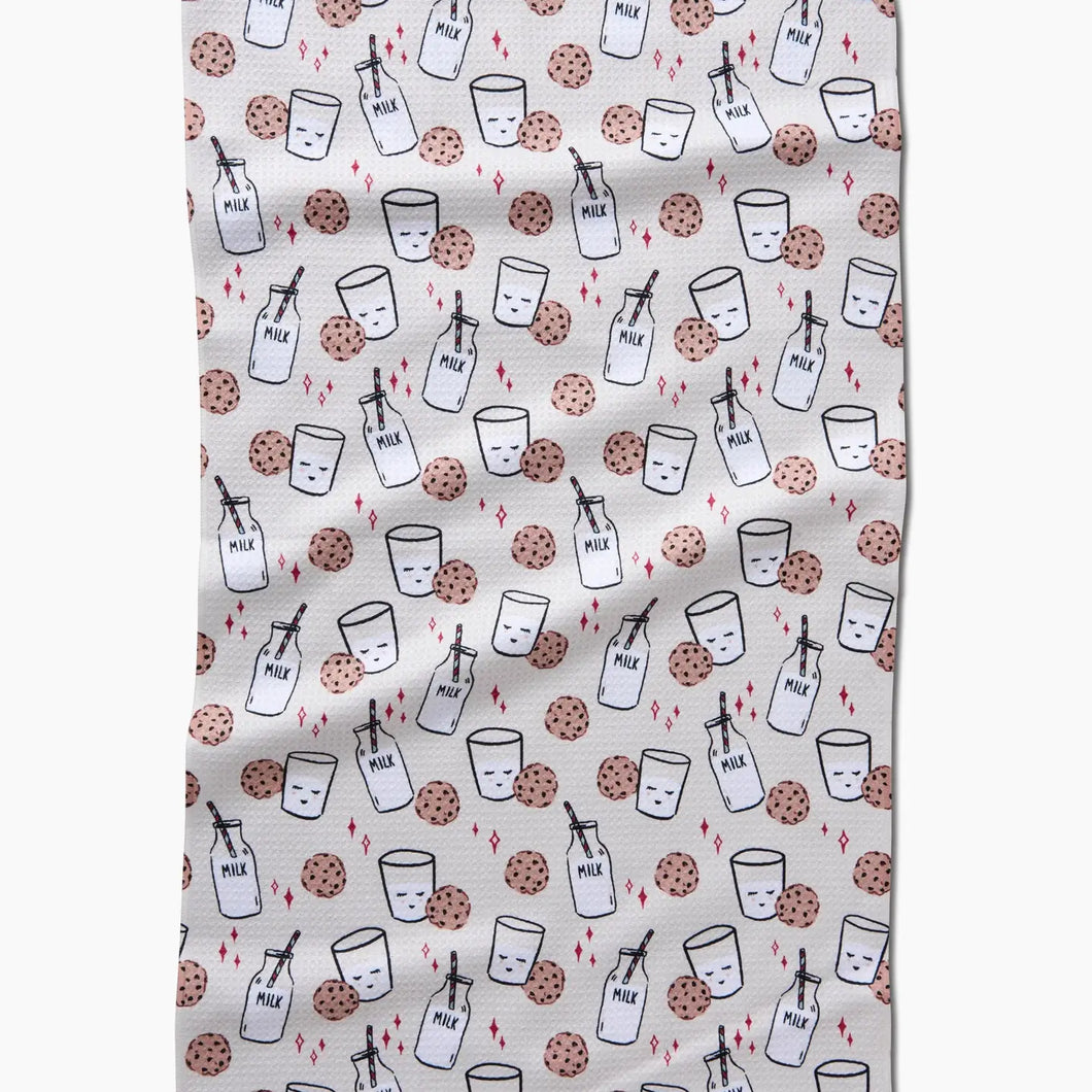 Geometry Milk & Cookies Tea Towel