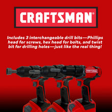 Load image into Gallery viewer, Craftsman Pretend Play Power Tools -Power Drill
