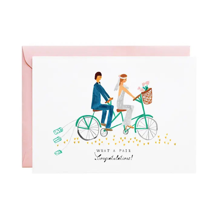 Mr. B Wedding Card -Tin Cans on the Tandem