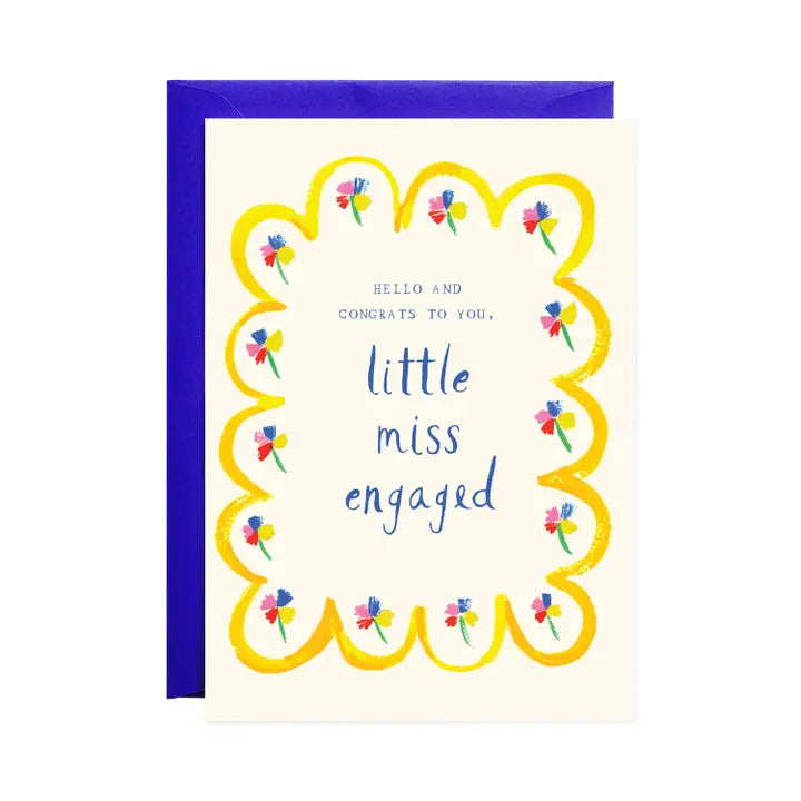 Mr. B Wedding Card -Little Miss Engaged