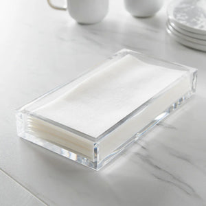 Deluxe Acrylic Guest Towel Holder / Caddy