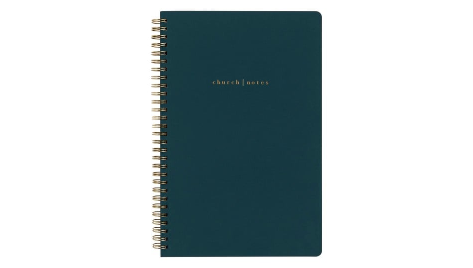 Church Notes Notebook -Navy