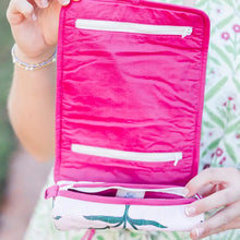 Load image into Gallery viewer, Rose D’Iris Luxe Quilted Jewelry Roll
